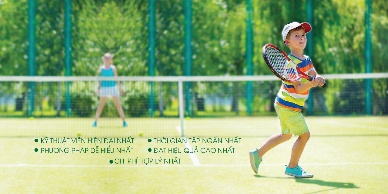 banner khóa học tennis trẻ em | khóa học tennis | Tennis Phú Mỹ Hưng